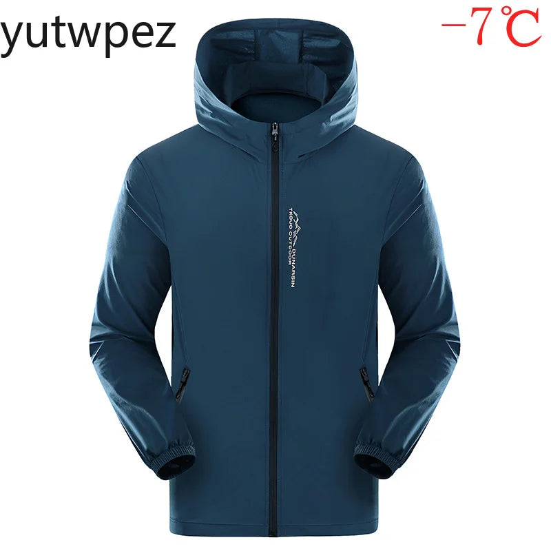 Lightweight Men UV Sun Protection Jackets UPF50+ Sun Blocking Windbreaker Outdoor Hiking Fishing Summer Breathable Skin Coats