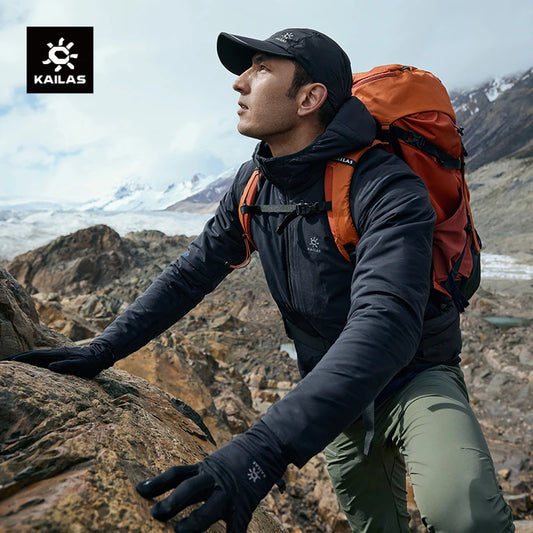KAILAS RH 80 Packable Insulated Jacket With Primaloft Gold For Men Winter Warm Hoodied Outdoor Sports Jackets KG2330162