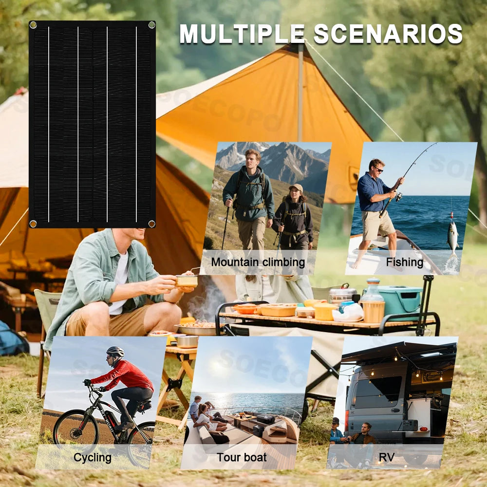 SOECOPO 10000W Peak 1100W Rated Solar Power System Kit with 800W Solar Panel 100A Charge Controller DC 12V to AC 110V Power Inverter LCD Dual USB for Home RV Camping Off Grid Emergency Backup Ships from USA US Warehouse 2-8 D