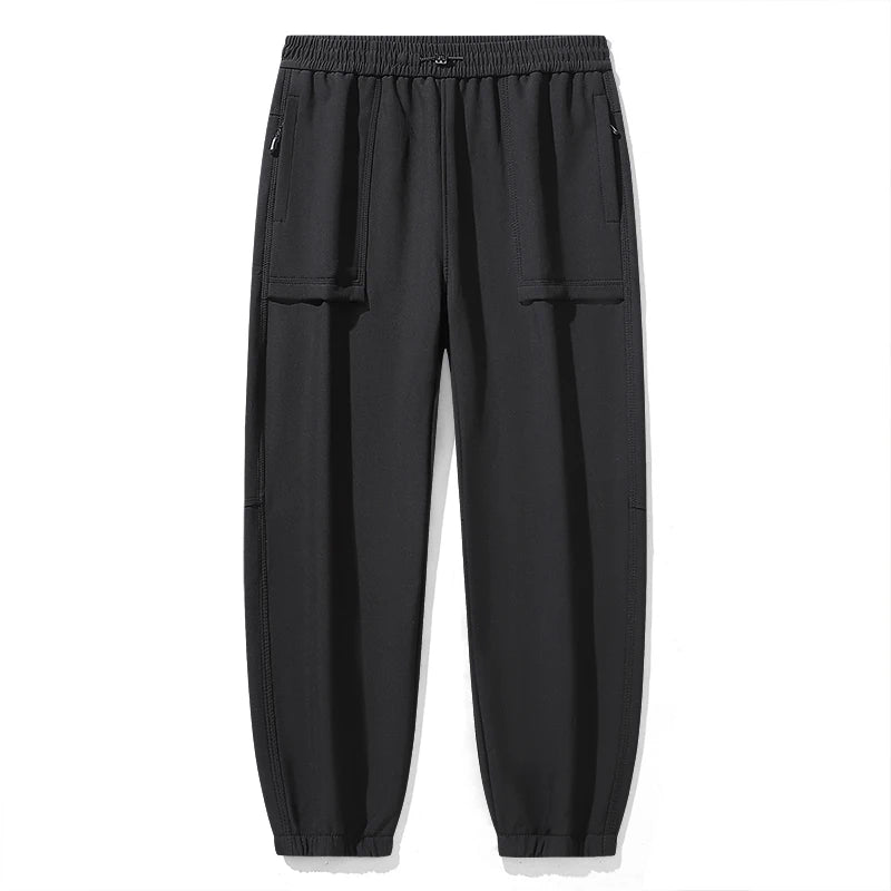 JNLN Thick Fleece Warm Pants Women Men Winter Waterproof Windproof Jogger Pants Unisex Hiking Camping Climbing Skiing Trousers
