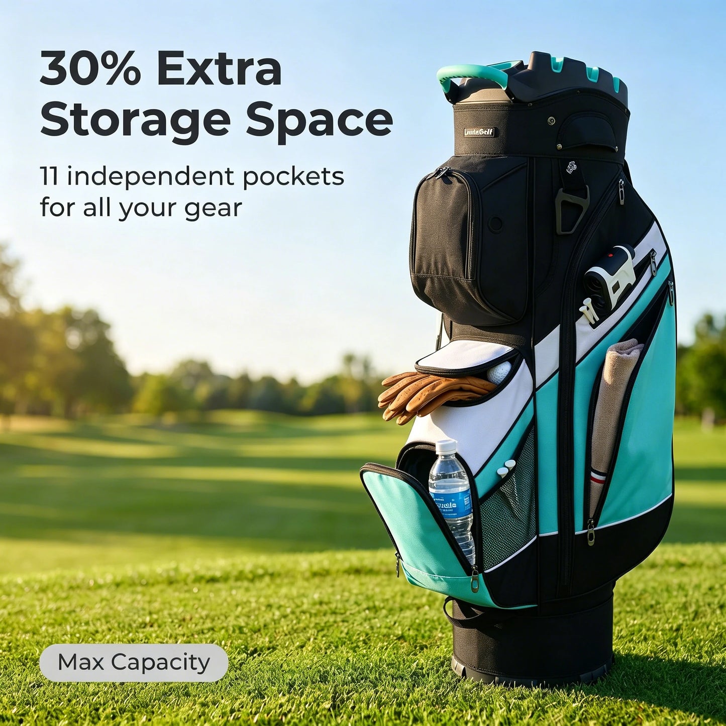 Livsingolf Dopamine Solid Color Golf 14-way cart bag